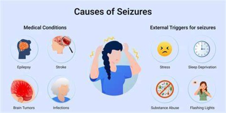 What can trigger a seizure in adults?