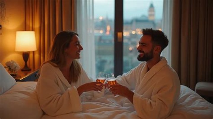 What do couples do in a hotel?