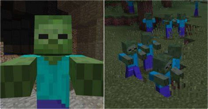 What do Minecraft Zombies like to eat?
