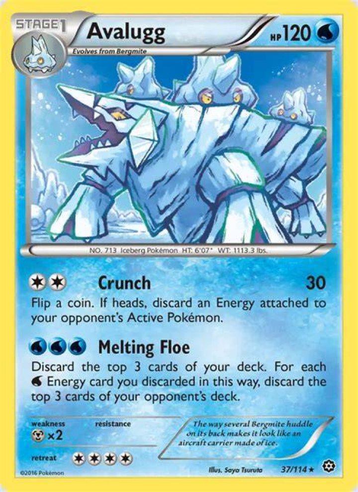 What evolves Avalugg?