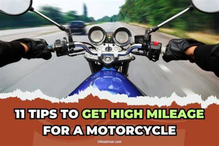 What is high mileage for a motorcycle?