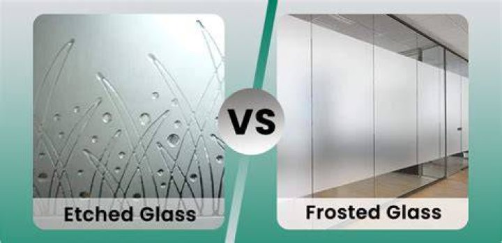 What is the difference between glass and frosted glass?