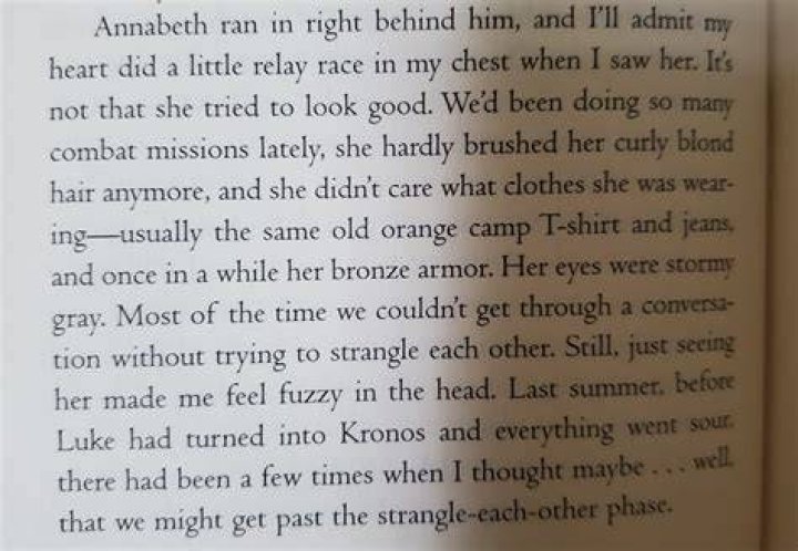 What page does Annabeth say you drool in your sleep?