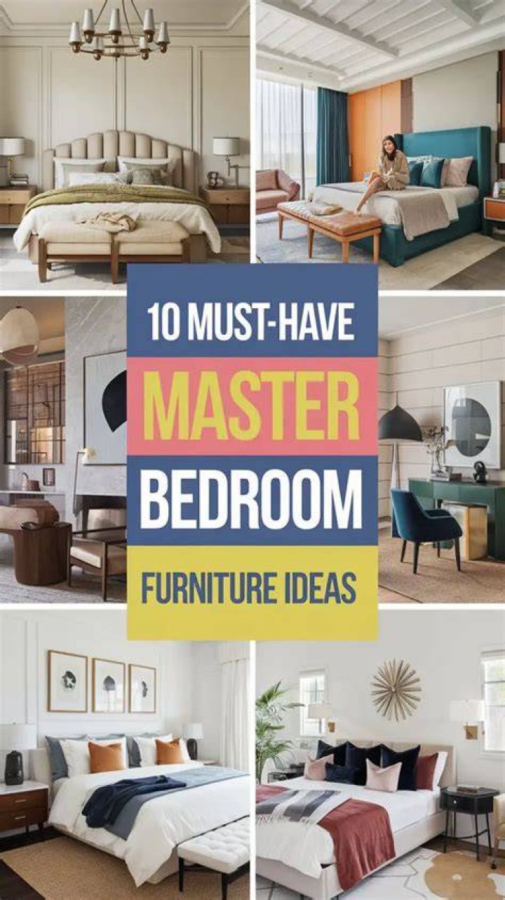 What pieces of furniture should be in a bedroom?
