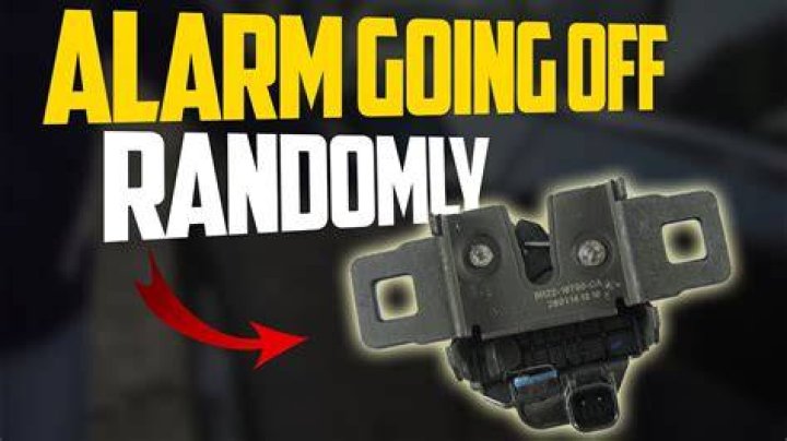 What triggers a car alarm to go off?