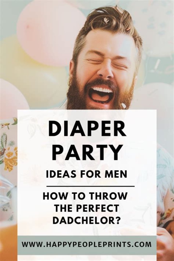 Whats it called when father having a diaper party?