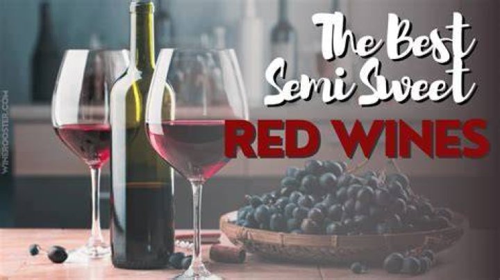 Which red wine is semi sweet?