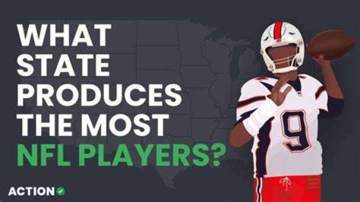 Which state produces the most pro athletes?