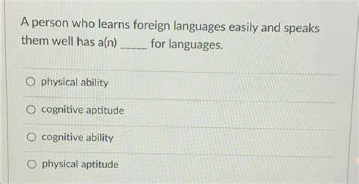 Who learns languages easily?
