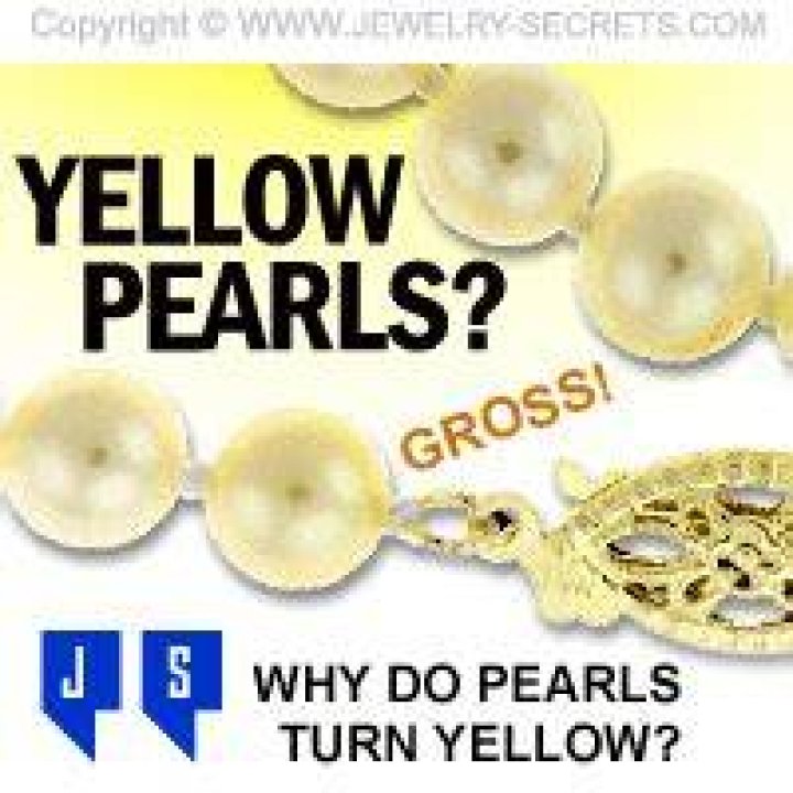 Why did my pearls turn yellow?