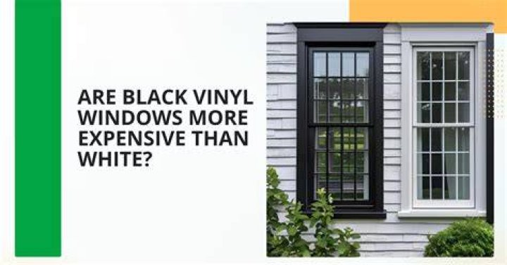 Why do black windows cost more than white?