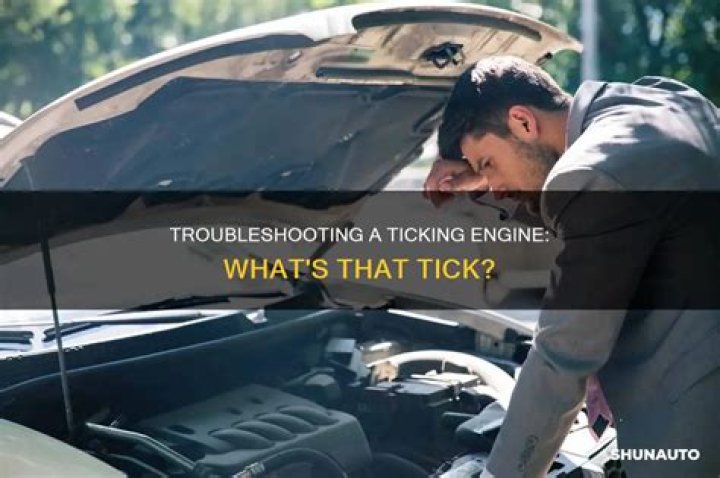 Why does my engine tick when idle?