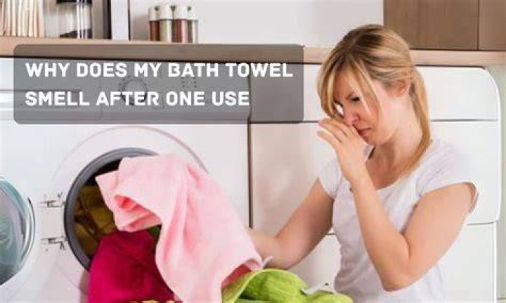 Why does my towel smell after I shower?