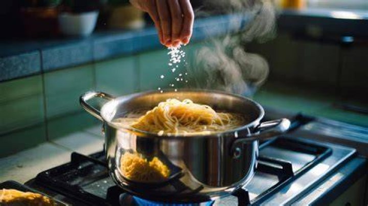 Why is salt added to pasta water?